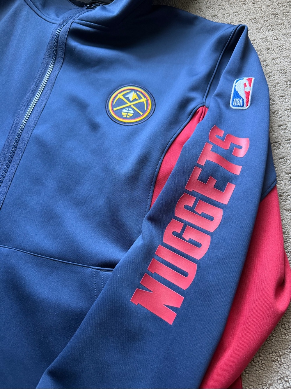 Nike Denver Nuggets Zip-Up Hoodie XL - Picture 2 of 6